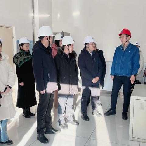 陈巴尔虎旗政协副主席高永志一行到东海拉尔发电厂陈旗项目部供热调研
