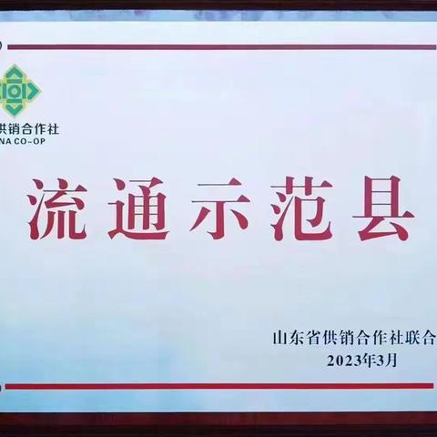 喜报！莱芜区被确定为山东省供销社流通服务网络示范县