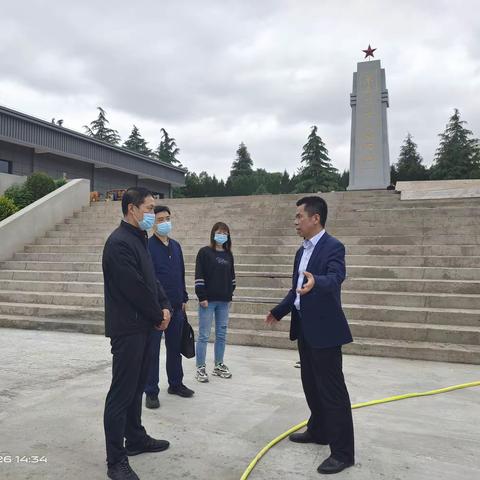 省退役军人事务厅“四不两直”检查千阳  烈士纪念设施保护工作