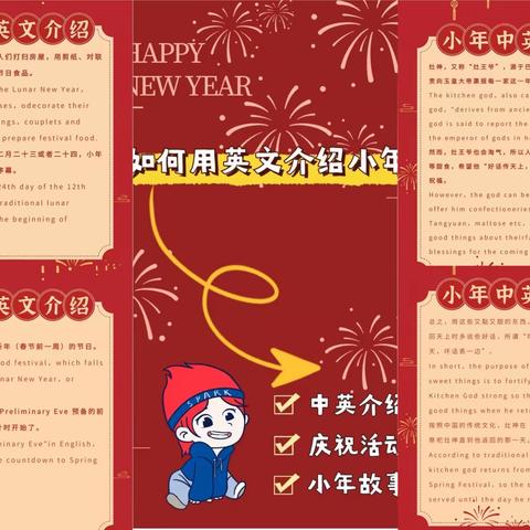 “创意英语寻年味”第一弹——Chinese Little New Year（昌邑市育秀学校初二级部）