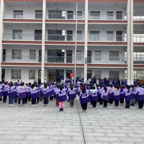 期末考试，你准备好了吗？——确山县第七小学升旗仪式