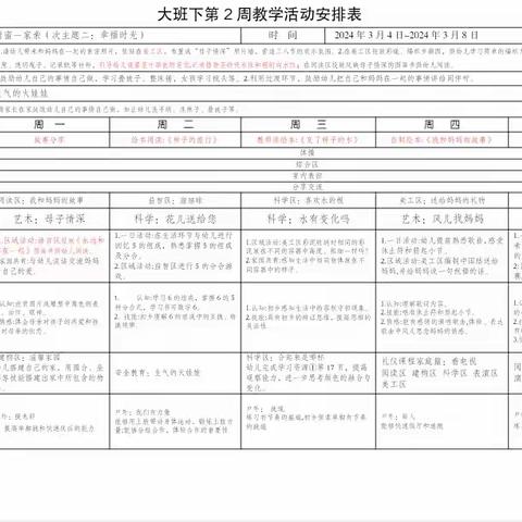 花儿送给你——汇鑫街道中心幼儿园希望分园大班第二周活动锦集