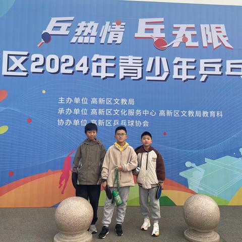 丽阳小学参加高新区2024年乒乓球比赛 ‍获奖纪实