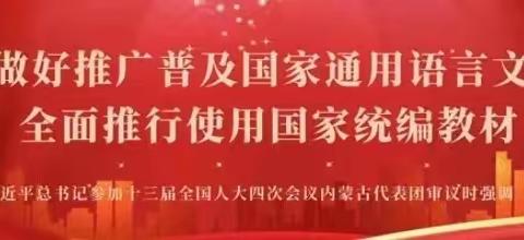 推广普通话  奋进新征程——古城学校推普周宣传活动