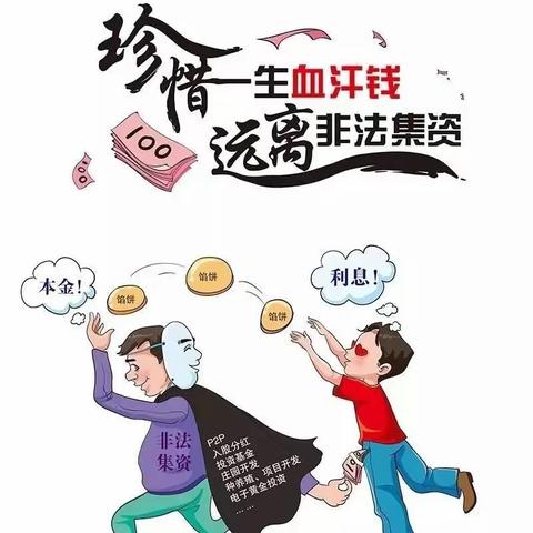 兴义市金城阳光幼儿园2024年“今冬明春”防范非法集资宣传教育活动一眼识破骗局！防范非法集资知识点宣传