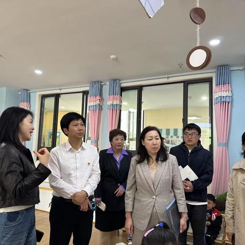 区教体局调研合肥创和幼教集团幼儿园