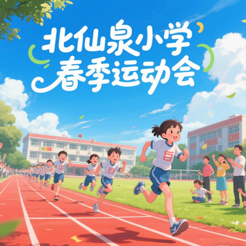 锋芒毕露，少年势不可挡——北仙泉小学举办2025年春季运动会活动
