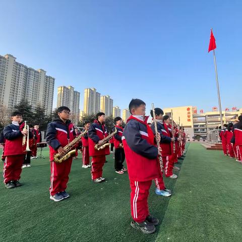 晨光中的荣耀起航 ‍雪枫小学（金方校区）升旗仪式