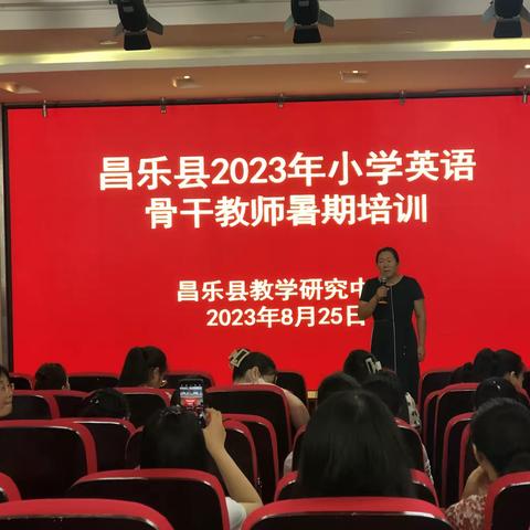 教育路漫漫，研训润芳华 ——2023年小学英语暑期培训