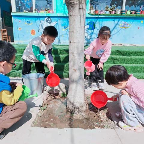 赵位幼儿园植树节主题活动