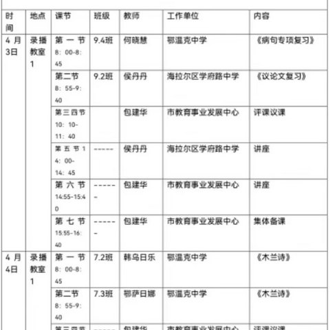 搭建平台共学习 研讨交流促成长——呼伦贝尔市国家统编教材教师培训入校指导活动