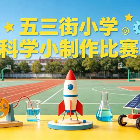五三街小学科学小制作比赛活动