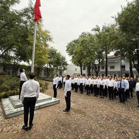 通远街道举行升国旗仪式及烈士公祭活动