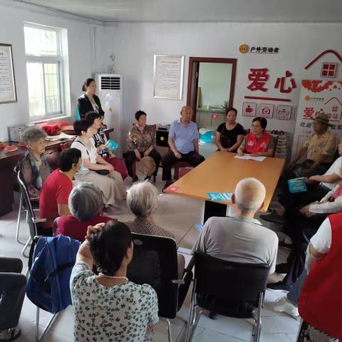 舞钢市朱兰街道矿业社区举办健康讲座