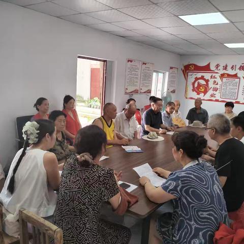 舞钢市朱兰街道矿业社区举行庆“八一”退役军人座谈会