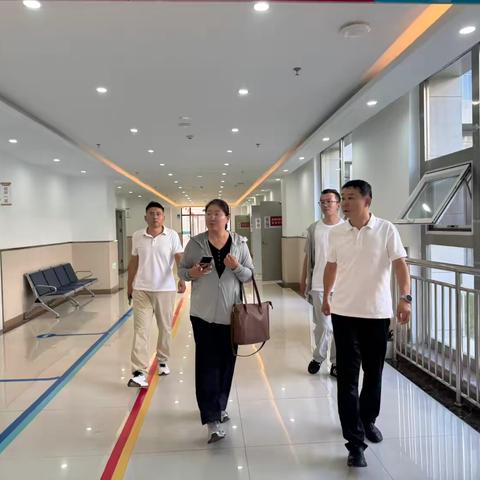 自治区民政厅调研组一行莅临市民政精神病康复福利院调研项目建设工作