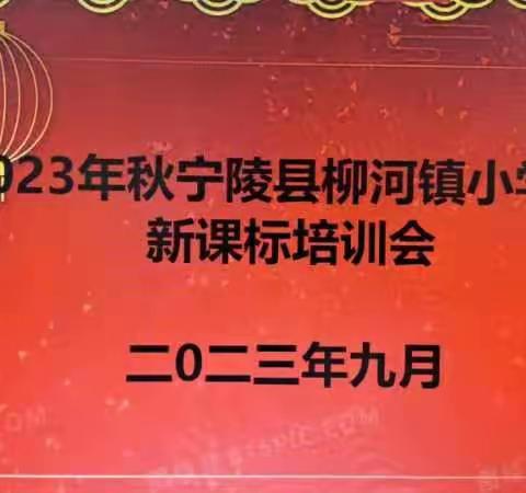 研读新课标   践行新理念   助力新课堂  ——柳河镇小学语文新课标学习培训会