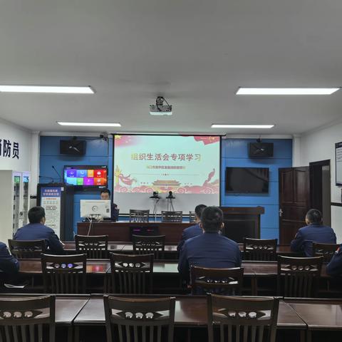 龙华消防救援大队开展主题教育专题组织生活会前专项学习活动