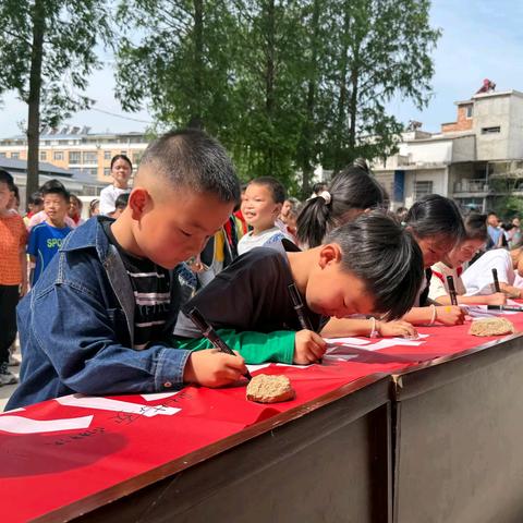 新县八里畈镇中心学校防溺水启动仪式纪实