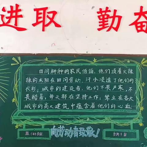 “我劳动，我快乐”——在2023年“五*1”国际劳动节到来之际，华仕学校开展劳动节主题板报展示活动！