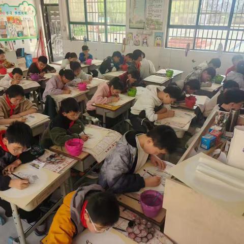 三名五育·一校一品】 多彩社团润童心，岳立少年逐梦行——来集镇岳岗小学4月10日课后服务社团活动纪实