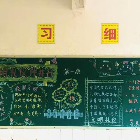 “扬班级之风，促校园文化” 勐海县勐宋乡中心小学开展黑板报评比活动