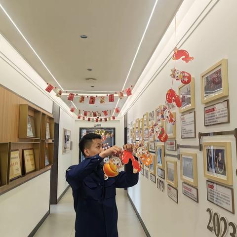 喜迎新春丨宾县消防救援大队精心装扮营区 营造浓厚年味
