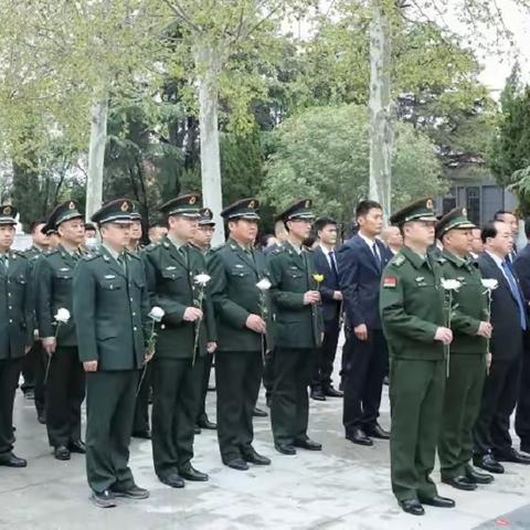 禹州市人武部联合退役军人事务局在市烈士陵园开展“缅怀革命先烈，担当强军重任”军民共祭革命先烈主题活动