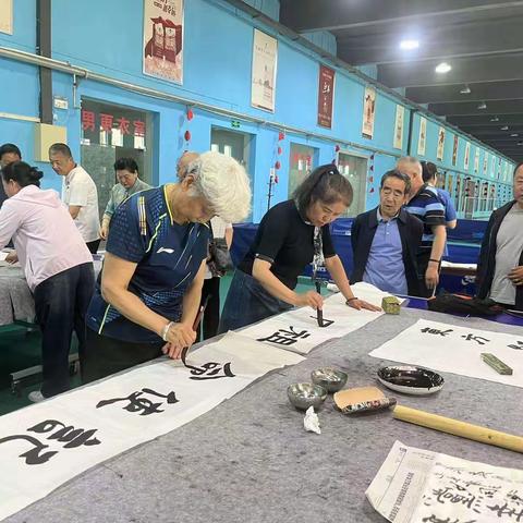 兰家坪社区“翰墨扬正气书法展清廉”党纪学习教育主题党日活动