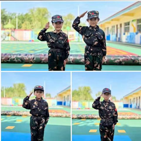 “童心向军梦，热血小小兵” 科创花苑幼儿园