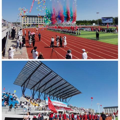青春赛场，激情飞扬——勤得利学校征战同江市中小学运动会