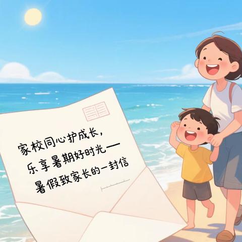 家校同心护成长，乐享暑期好时光——暑假致家长的一封信
