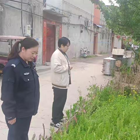 胜利路街道办事处胜文社区开展禁毒铲毒排查工作