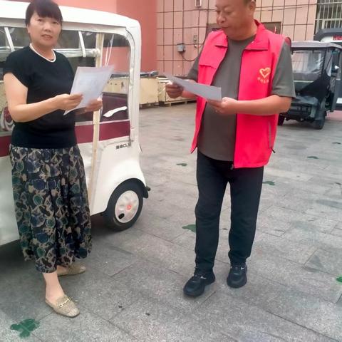 胜利路街道胜文社区开展防电信诈骗宣传工作