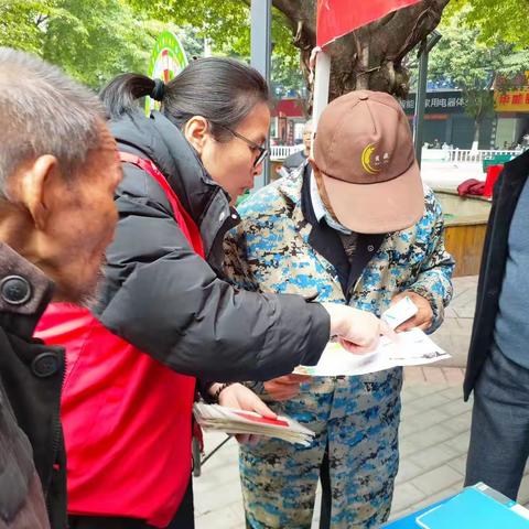 蔬菜场村新时代文明实践站开展“垃圾分类、绿色环保”宣传活动。