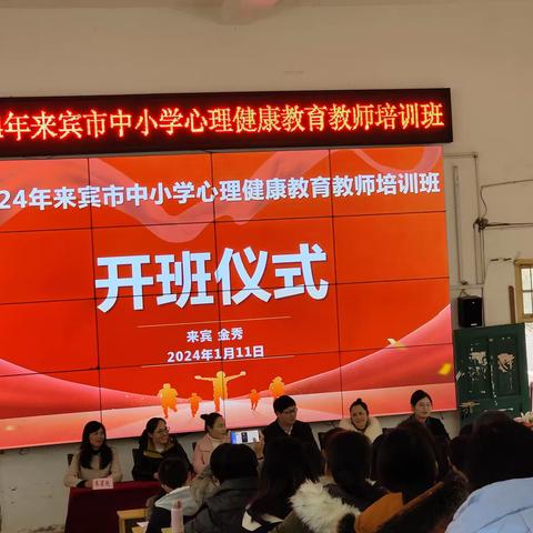 专家引领，聚力前行——2024年来宾市中小学心理健康教育教师培训