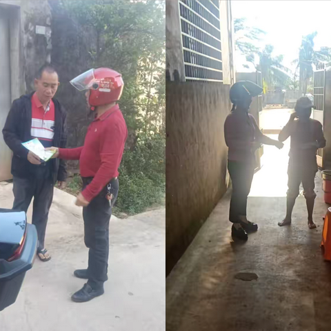 锦丰村委会开展反邪教宣传活动