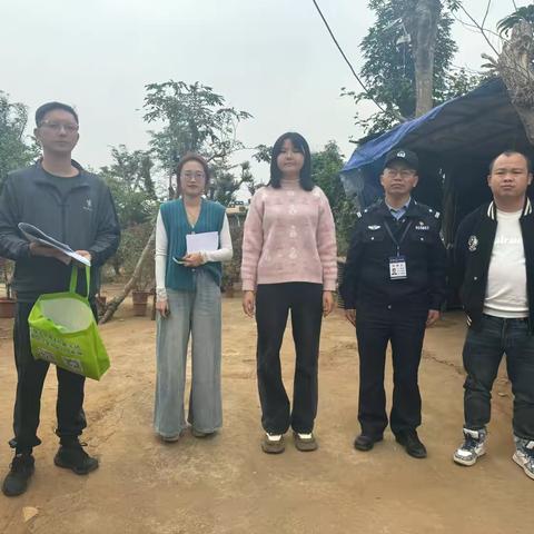 锦丰村委会开展春节前对精神障碍患者走访工作