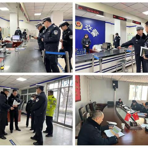 第五督导组检查安宁大队道路交通安全冬季攻势开展情况