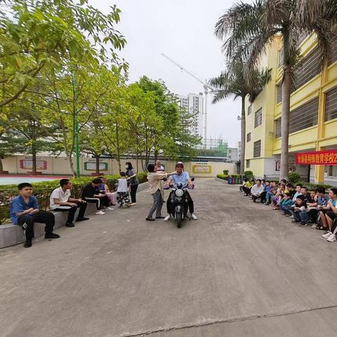 交通安全伴我行——合浦县特殊教育学校2023年春季交通安全演练活动