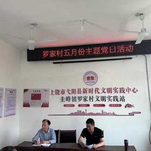 “深化学习教育 锻造优良作风”——罗家村党支部开展5月份主题党日活动