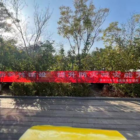 万全区组织开展第36个国际减灾日宣传活动