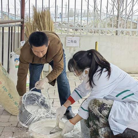 春之约，护绿如期——记清水河镇农科站小学践行文明新风随笔