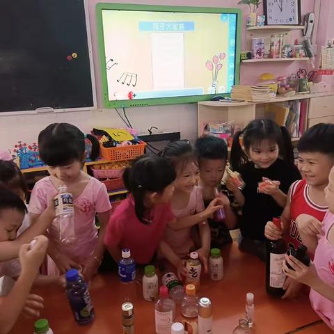 艺韵龙津幼儿园大一班第二个主题《瓶子瓶子响叮当》学习记录