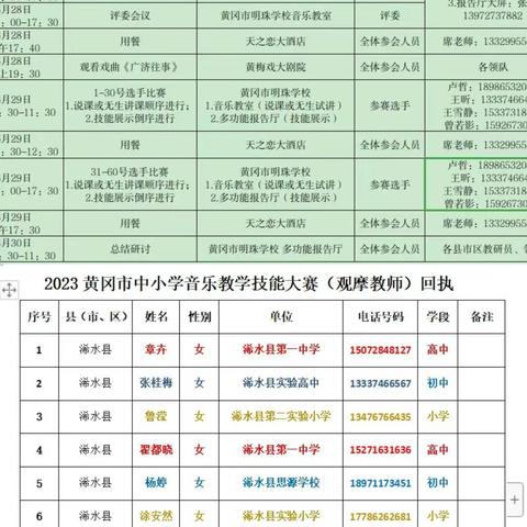 赛技能  展风采  促成长——2023年黄冈市中小学音乐教师技能展示观摩交流活动