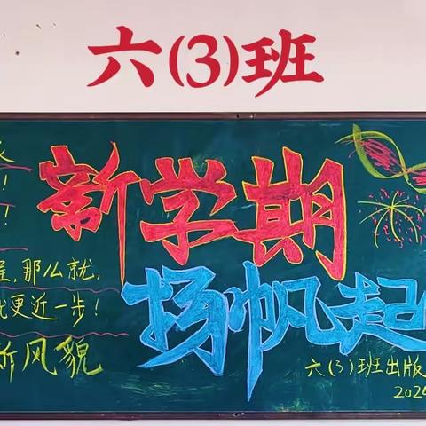 建安小学2024春季学期“新学期，新风象”黑板报