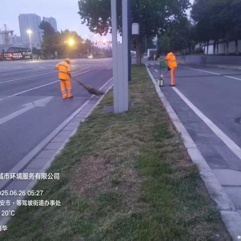 【等驾坡街道】环卫路上无捷径，唯以匠心护市容