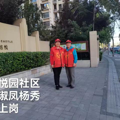 10月8—12日铭悦园社区小巷管家一周的工作安排