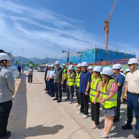 工程建管公司党支部开展“党建引领聚合力 深入项目促发展”主题党日活动