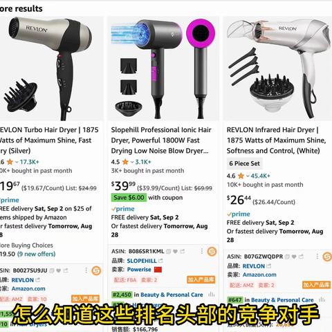 如何知道亚马逊竞品的出单关键词？新手卖家筛选搭建关键词库的好工具
